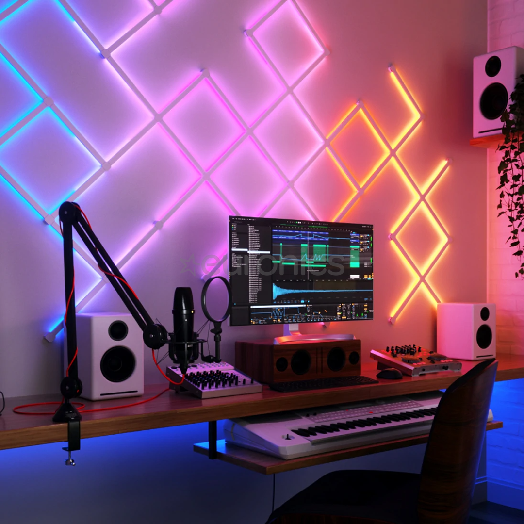 Nanoleaf Lines 90 Degrees Expansion Pack, 3 liini - LED valguspaneelid