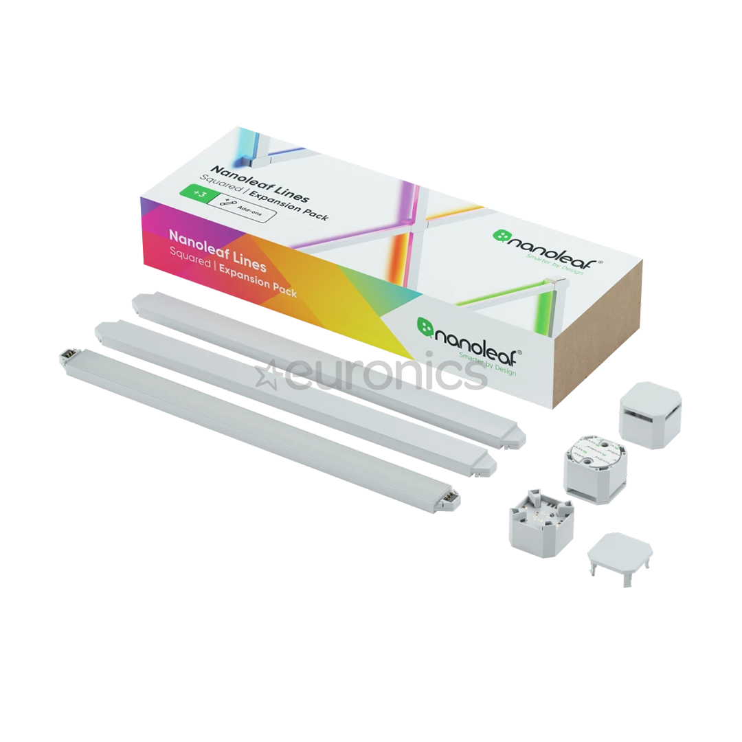 Nanoleaf Lines 90 Degrees Expansion Pack, 3 liini - LED valguspaneelid