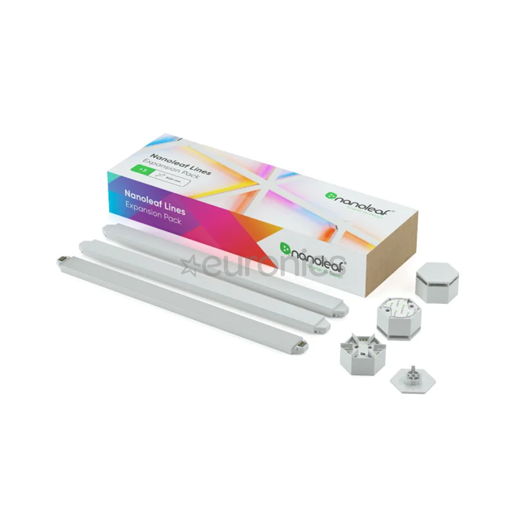 Nanoleaf Lines 60 Degrees Expansion Pack, 3 полоски - Светодиодные панели