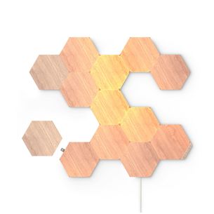 Nanoleaf Elements Hexagons Starter Kit, 13 Paneeli - LED valguspaneelid