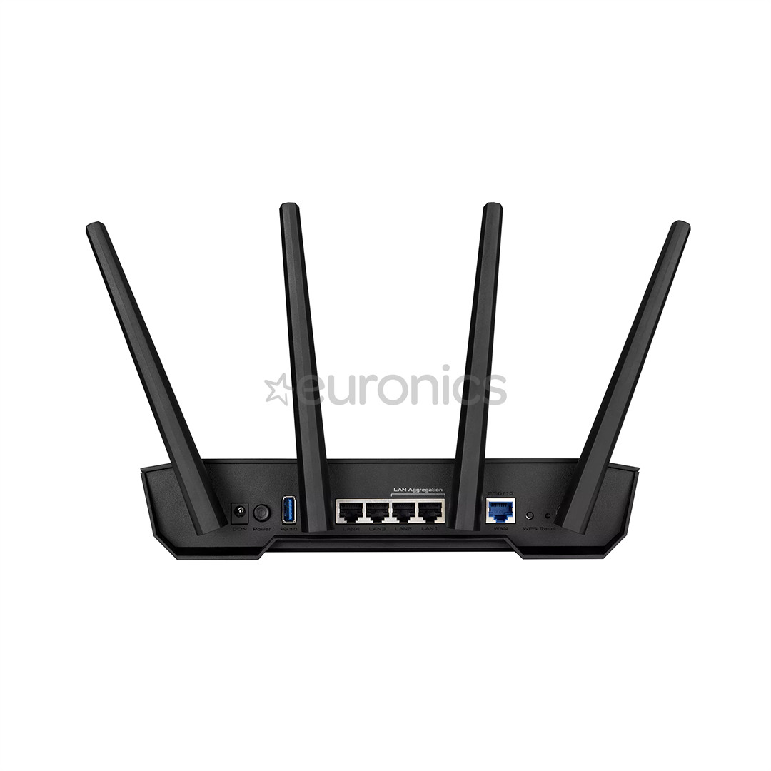 ASUS TUF Gaming AX3000 V2, WiFi 6, черный - WiFi-роутер