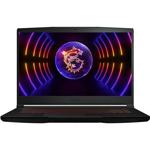 MSI Thin GF63 12U, 15.6'', FHD, 144 Hz, i7, 16 GB, 512 GB, RTX 3050, ENG, black - Notebook GF63-12UC-1050NL