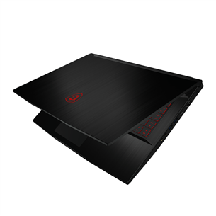 MSI Thin GF63 12U, 15.6'', FHD, 144 Hz, i7, 16 GB, 512 GB, RTX 3050, ENG, black - Notebook