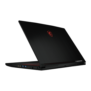 MSI Thin GF63 12U, 15,6'', FHD, 144 Hz, i7, 16 GB, 512 GB, RTX 3050, ENG, must - Sülearvuti