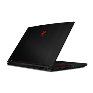 MSI Thin GF63 12U, 15,6'', FHD, 144 Hz, i7, 16 GB, 512 GB, RTX 3050, ENG, must - Sülearvuti