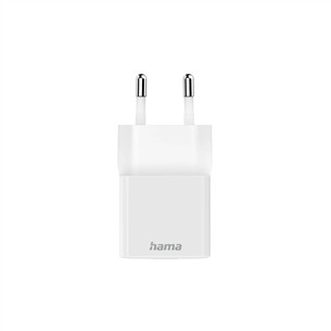Hama Fast Charger, USB-C, 20 W, valge - Vooluadapter