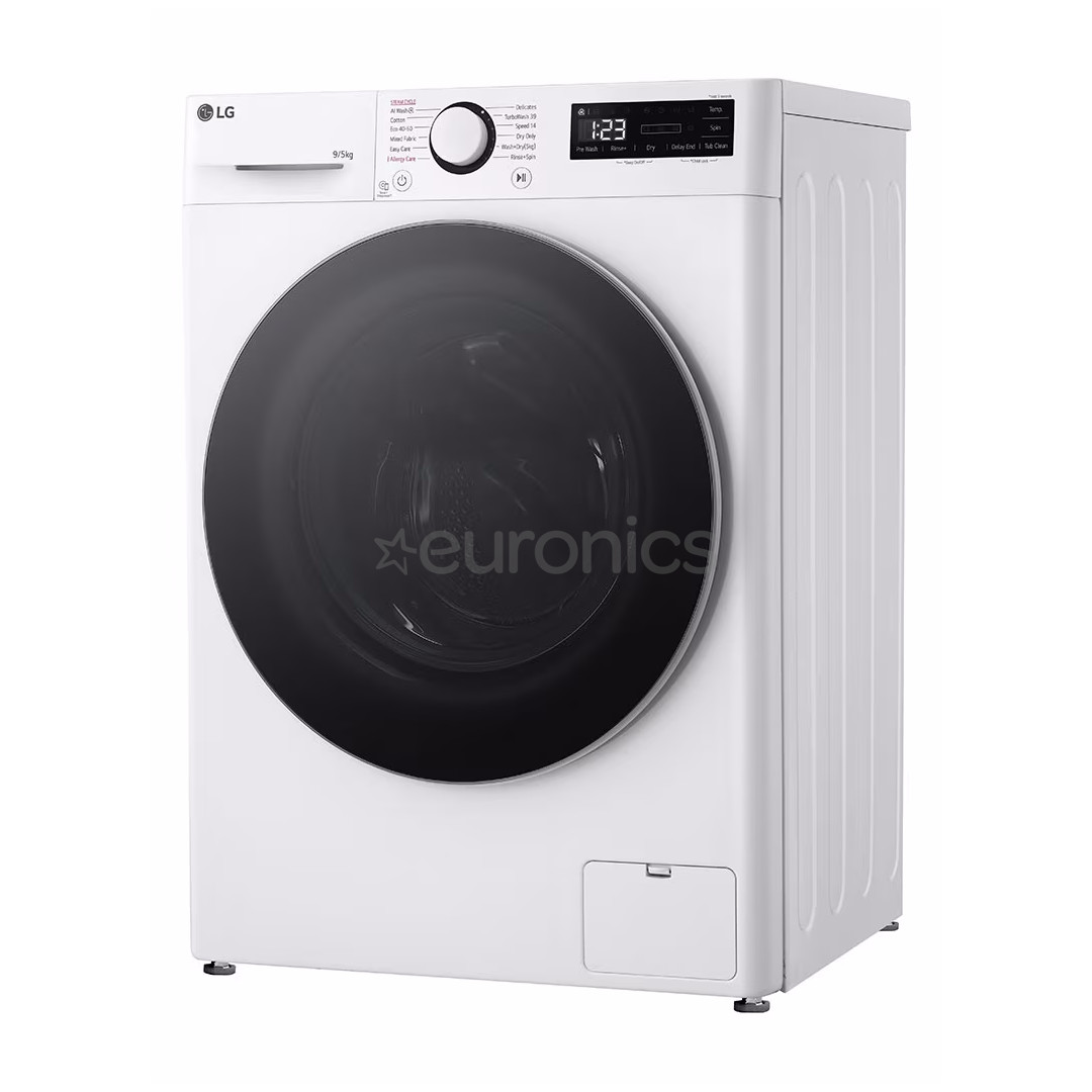 LG V500 series, 9 kg / 5 kg, depth 47,5 cm, 1200 rpm - Washer-dryer