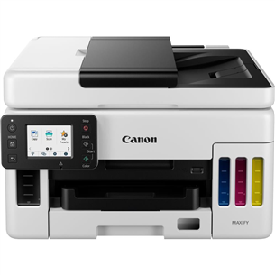 Canon Maxify GX6050, WiFi, LAN, USB, kahepoolne, valge - Multifunktsionaalne värvi-tindiprinter