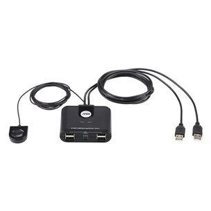 ATEN US224, 2 x 4 USB 2.0 Peripheral Sharing Switch - KWM lüliti US224-AT