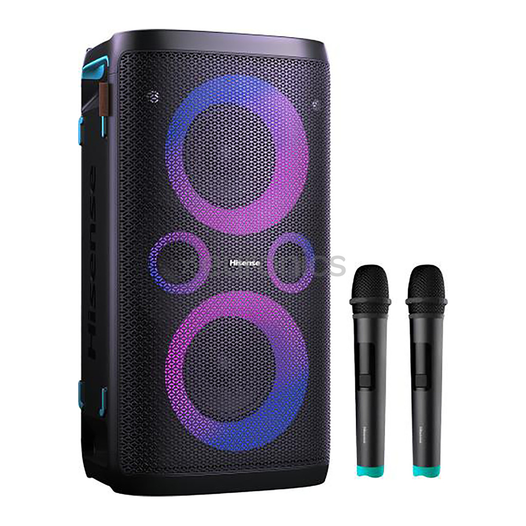 Hisense HP110 Plus Party Rocker One Plus, 2 microphones, black - Party speaker