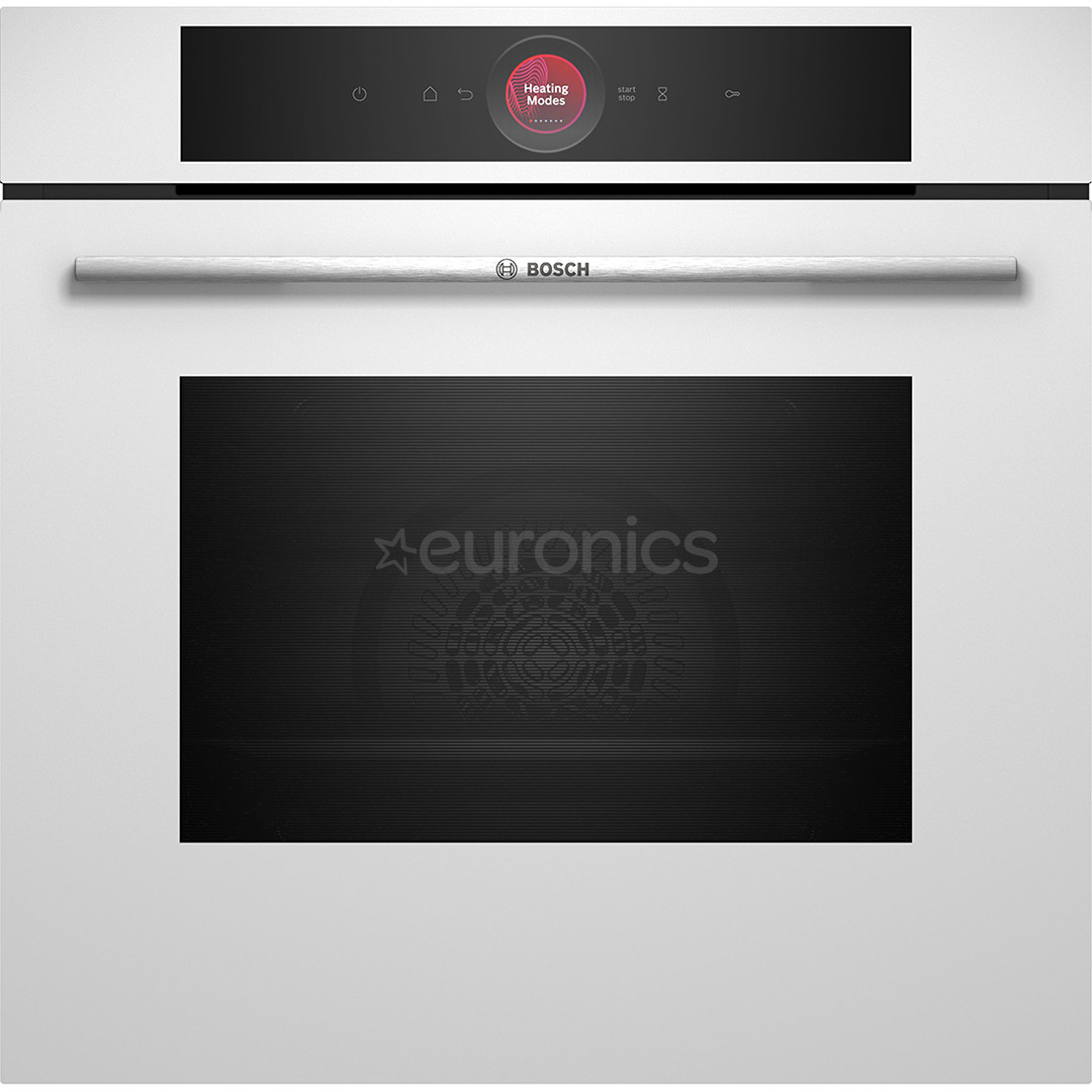 Bosch, Seeria 8, pürolüütiline puhastus, 71 L, valge - Integreeritav ahi