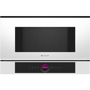 Bosch, Series 8, white - Built-in microwave oven BFL7221W1