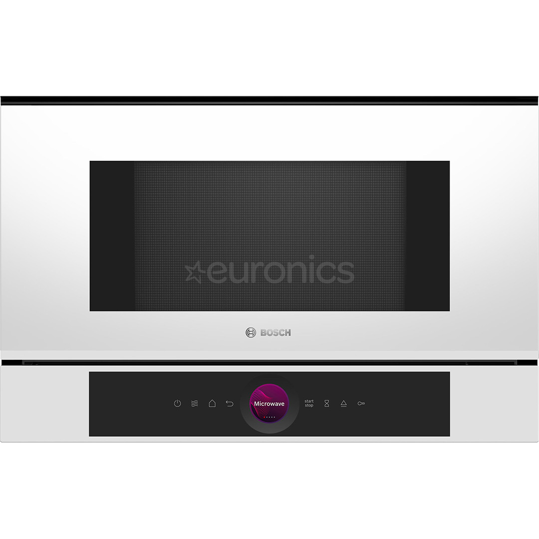 Bosch, Series 8, белый - Интегрируемая микроволновая печь