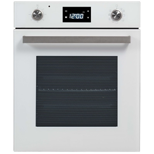 Schlosser, 52 L, steam cleaning, white - Built-in oven