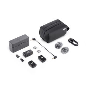 DJI Mic 2 (2 TX + 1 RX + Charging Case) - Juhtmevaba mikrofonisüsteem CP.RN.00000324.01