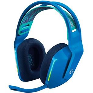 Logitech G733 LIGHTSPEED Wireless RGB, blue - Wireless headset 981-000943