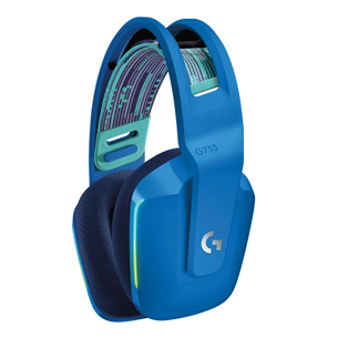 Logitech G733 LIGHTSPEED Wireless RGB, sinine - Juhtmevaba peakomplekt