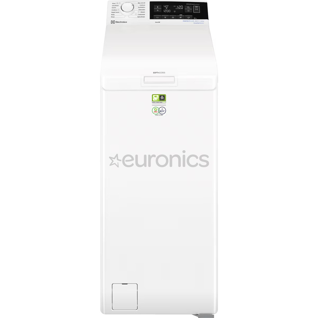Electrolux 800 UltraCare, 6 кг, глубина 60 см, 1300 об/мин - Стиральная машина с верхней загрузкой
