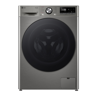 LG R700 Series, 9 kg, depth 47,5 cm, 1200 rpm, silver - Front load washing machine