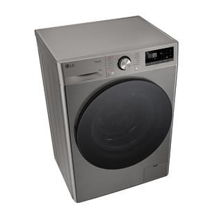 LG R700 Series, 9 kg, depth 47,5 cm, 1200 rpm, silver - Front load washing machine