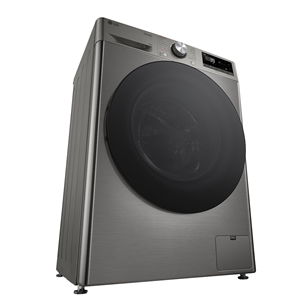 LG R700 Series, 9 kg, depth 47,5 cm, 1200 rpm, silver - Front load washing machine