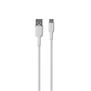 Puro Soft, USB-A / USB-C, 1,5 м, белый - Кабель PUUSBCICONWHI