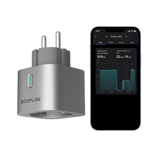 EcoFlow Smart Plug, hall - Nutipistik