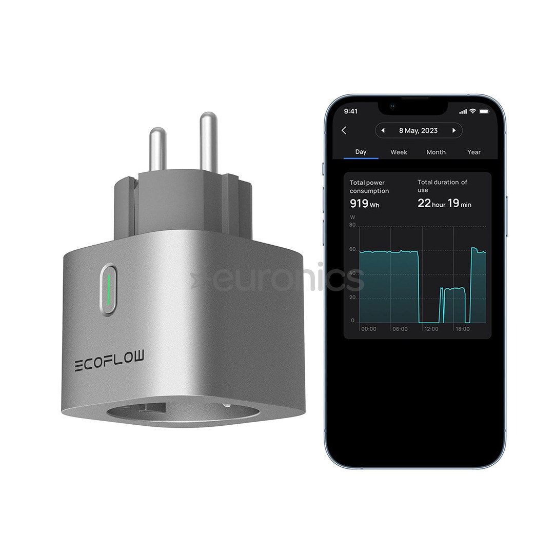 EcoFlow Smart Plug, hall - Nutipistik
