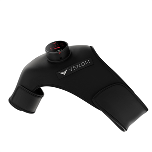 Hyperice Venom Shoulder, right, black - Massage wrap 21000-001-22