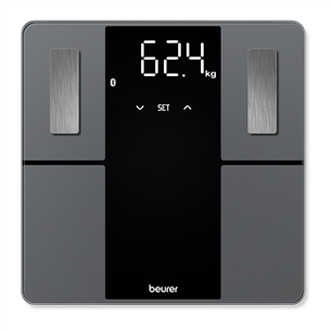 Beurer, Super Black Edition, Bluetooth, black - Diagnostic bathroom scale