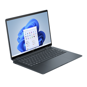HP Spectre x360 2-in-1 Laptop 14-eu0005no, 14'', 2.8K, OLED, 120 Гц, Core Ultra 7, 16 ГБ, 1 ТБ, SWE, синий - Ноутбук