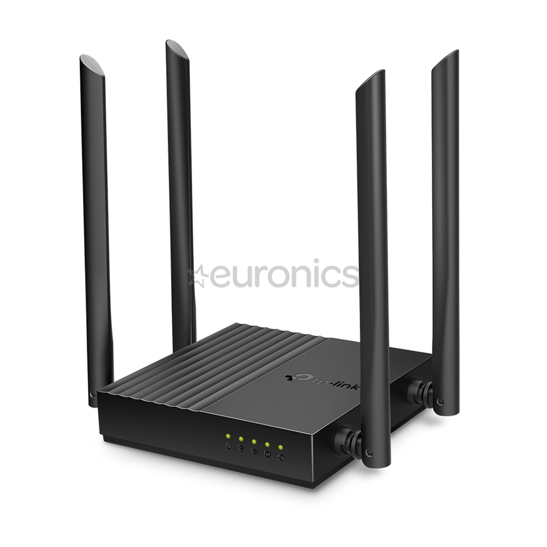 TP-link Archer A64, AC1200, kaheribaline, must - Wi-Fi ruuter
