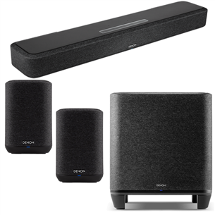 Denon Home Sound Bar 550 + 2x Home 150 + Home Subwoofer, black - Soundbar sound system