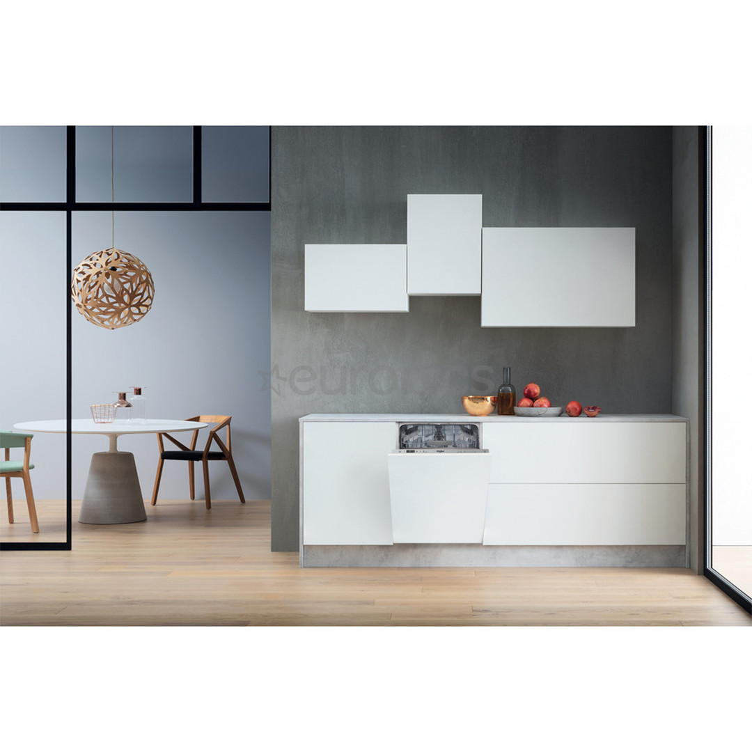 Whirlpool, 10 комплектов посуды - Интегрируемая посудомоечная машина