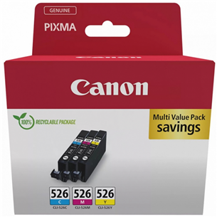Canon CLI-526 C/M/Y Multi-pack - Ink set 4541B018