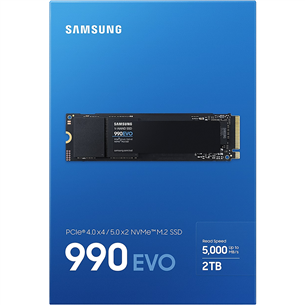 Samsung 990 EVO PCIe 4.0 x4 / 5.0 x2 NVMe M.2, 2 TB - SSD