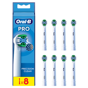 Braun Oral-B Precision Clean Pro, 8 pcs, white - Spare brushes