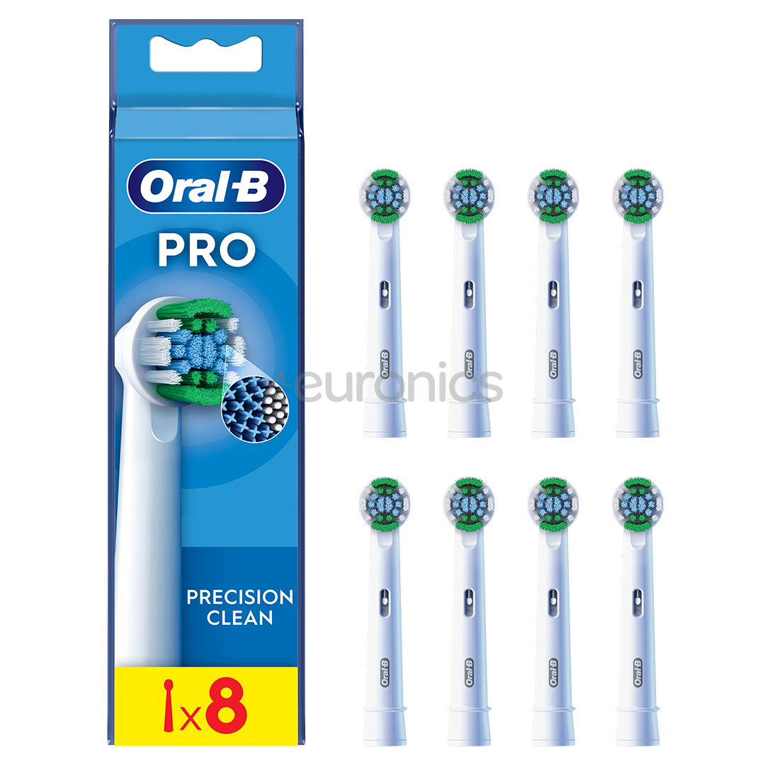 Braun Oral-B Precision Clean Pro, 8 tk, valge - Varuharjad