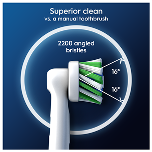 Braun Oral-B Cross Action Pro, 6 pcs, white - Spare brushes