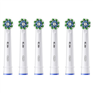 Braun Oral-B Cross Action Pro, 6 pcs, white - Spare brushes