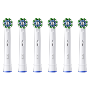 Braun Oral-B Cross Action Pro, 6 pcs, white - Spare brushes
