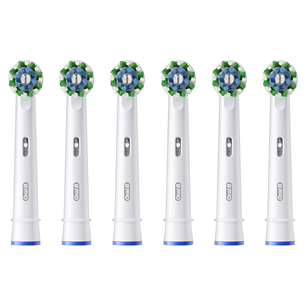 Braun Oral-B Cross Action Pro, 6 tk, valge - Varuharjad