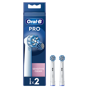 Braun Oral-B Sensitive Clean Pro, 2 pcs., white - Spare brushes