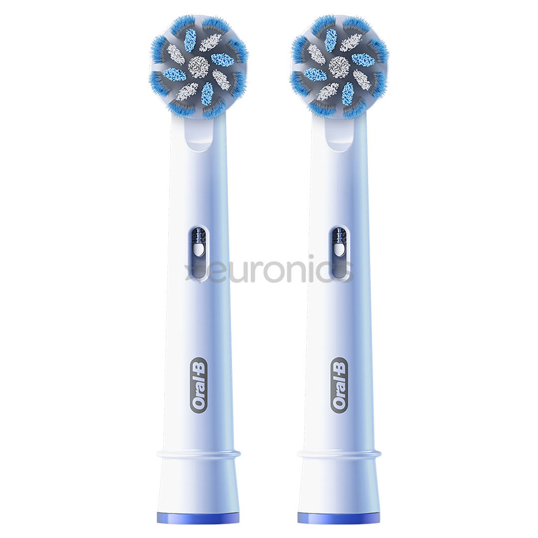 Braun Oral-B Sensitive Clean Pro, 2 шт., белый - Насадки для зубной щетки