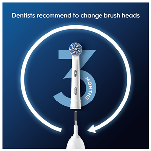 Braun Oral-B Sensitive Clean Pro, 2 шт., белый - Насадки для зубной щетки