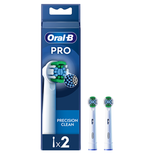 Braun Oral-B Precision Clean Pro, 2 tk, valge - Varuharjad EB20-2/NEW