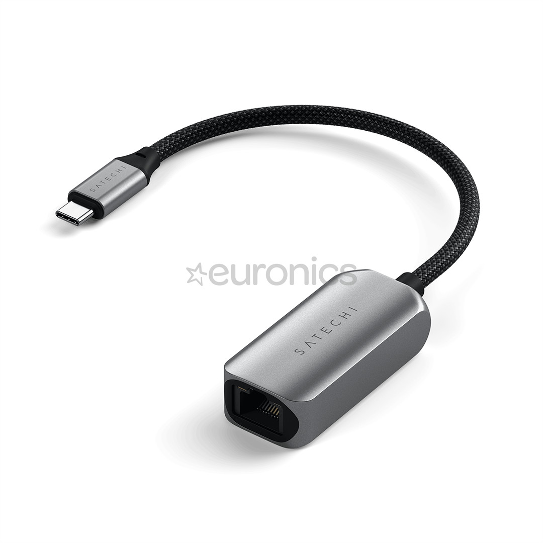 Satechi USB-C to 2.5 Gigabit Ethernet, gray - USB Adapter
