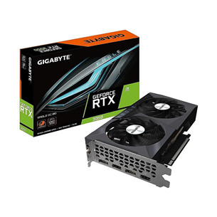 Gigabyte, NVIDIA GeForce RTX 3050, 6 ГБ, GDDR6, 96 бит - Графическая карта