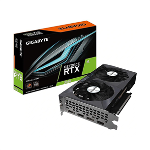 Gigabyte, NVIDIA GeForce RTX 3050, 6 ГБ, GDDR6, 96 бит - Графическая карта