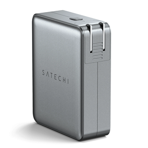 Satechi Travel Charger, 145 Вт, USB-C, серый - Адаптер питания